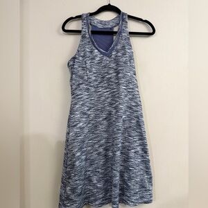 MPG Sleeveless Racerback Athletic Dress Sz M Tennis Golf Pickleball Purple/Blue